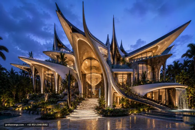 Arsitektur untuk Kabupaten Waropen. — pandangan arsitektur 3